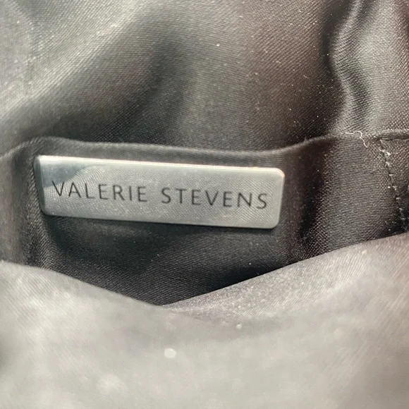 Valerie Stevens Black Beaded Clutch - Picture 6 of 10